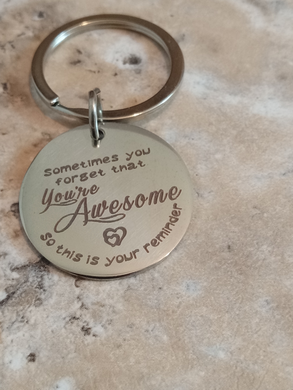 Key Chain Inspirational 'You're Awesome'